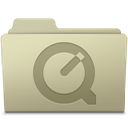 QuickTime Folder Ash icon